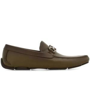 Ferragamo ガンチーニ ローファー - ブラウン