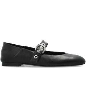 Stuart Weitzman Supermoto Mary Jane - Black