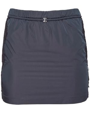 Fleur du Mal Nylon Mini Skirt - Blue
