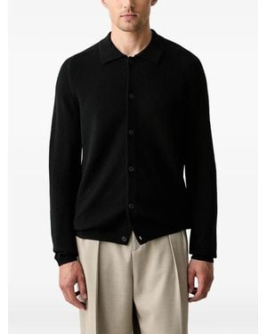 Marc O' Polo Button-Up Wool Cardigan - Black