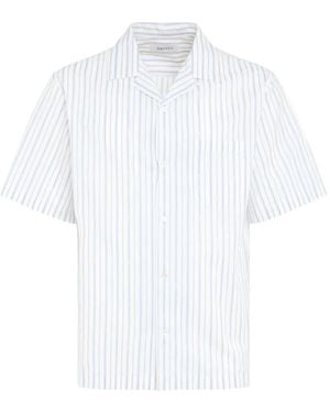 McQueen ストライプ シャツ - ホワイト