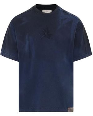 Feng Chen Wang X Lee T-Shirt Mit Logo-Stickerei - Blau