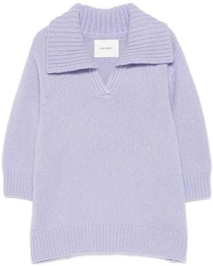 Lisa Yang Lailai V-Neck T-Shirt - Purple