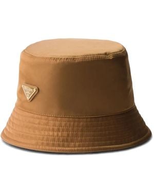 Prada Re-Nylon Bucket Hat - Brown