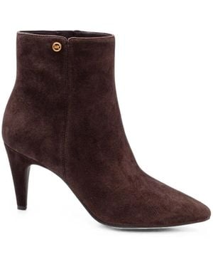 Michael Kors Daniela Suede Ankle Boots - Brown