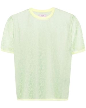 Martine Rose Granny パターンジャカード Tシャツ - グリーン