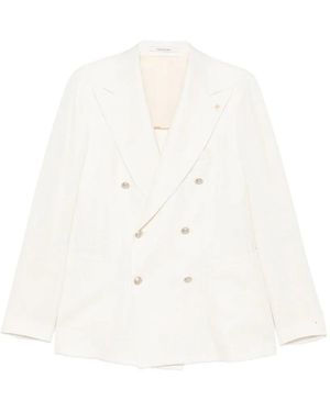 Tagliatore Double-Breasted Blazer - White