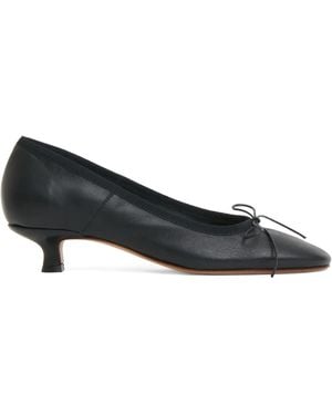 Mansur Gavriel Ballerina リボン パンプス - ブルー