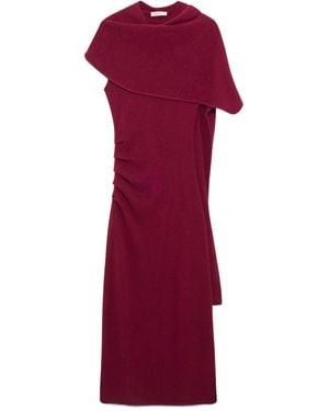 Jonathan Simkhai Hathaway Draped Dress - Red