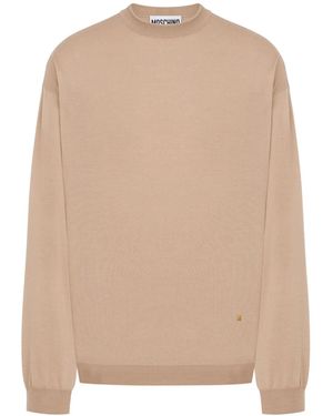 Moschino Knitted Jumper - Natural