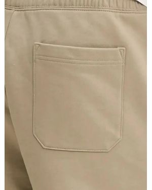 HUGO Pantalones cortos de chándal con logo en relieve - Neutro