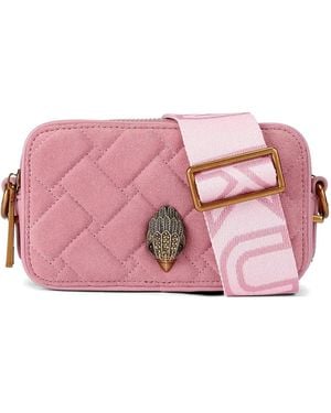 Kurt Geiger Quilted Cross Body Bag - Pink