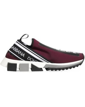 Dolce & Gabbana Sorrento Slip-On Trainers - White
