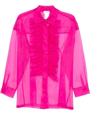 P.A.R.O.S.H. Shake ruffled blouse - Pink