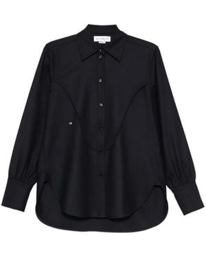 Victoria Beckham Yoke Top - Blue