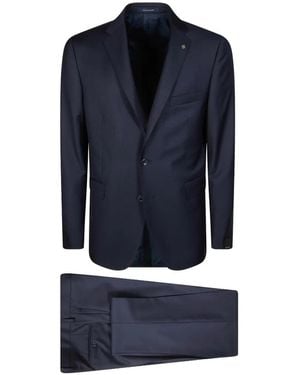 Tagliatore Single-Breasted Suit (Set Of Two) - Blue