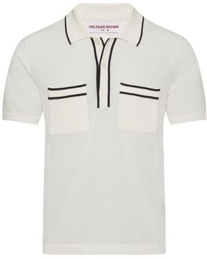 Orlebar Brown Keeling Poloshirt - Wit