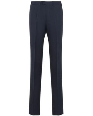 Canali Pleated Trousers - Blue