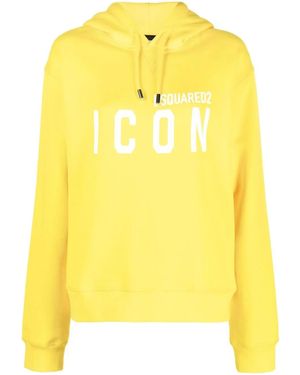 DSquared² Sudadera Icon Cool Con Capucha - Amarillo