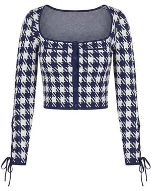 Fleur du Mal Cardigan Crop - Blu