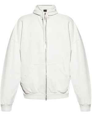 Balenciaga Zip-Up Hoodie - White
