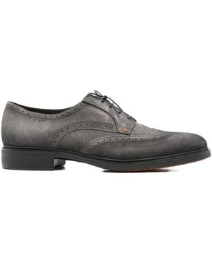 Santoni Easy Oxford Shoes - Grey