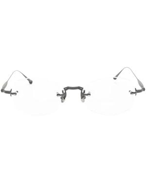 Matsuda Occhiali M5015Rx Con Montatura A Giorno - Bianco