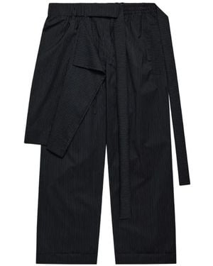 Craig Green Uniform Pinstriped Trousers - Black