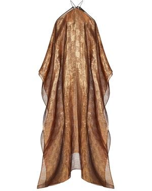 ‎Taller Marmo Kleid im Metallic-Look - Braun