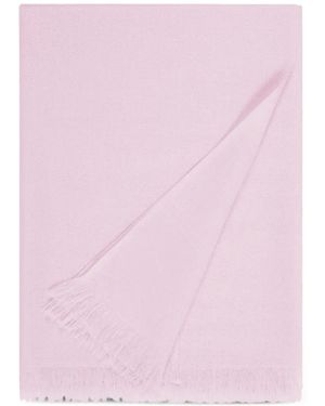 Bompard Fringed Cashmere Scarf - Pink