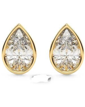 Diamond Essentials Lab-Grown Diamond Solitaire Earrings - Natural