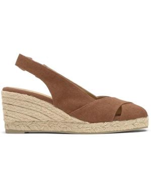 Castañer Diana Peep-Toe Espadrilles - Brown