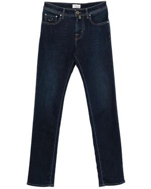 Jacob Cohen Button-Fly Denim Jeans - Blue