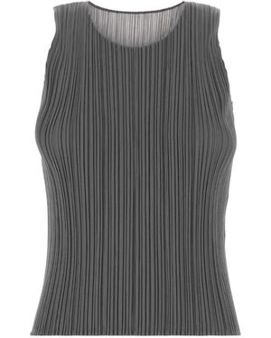 超美品　イッセイミヤケ PLEATS PLEASEロングタンクトップ PLEATS PLEASE ISSEY MIYAKE - 美品 プリーツプリーズ イッセイミヤケ