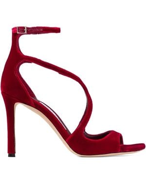 Jimmy Choo Sandales Azia 95 Mm À Bride Salomé - Rouge