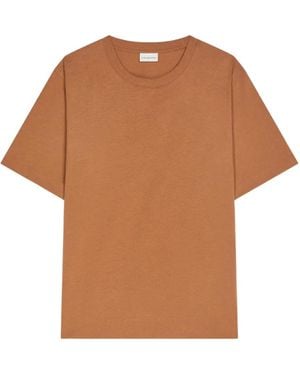 Dries Van Noten Regular-Fit Cotton T-Shirt - Brown