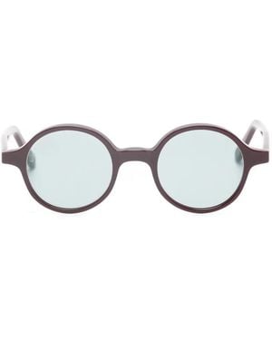 Lgr Reunion Round-Frame Sunglasses - White