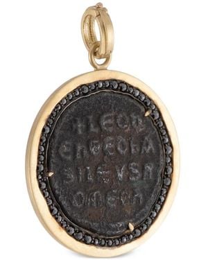 Sylva & Cie Leo Vi Coin Diamond Pendant - Grey