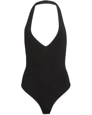 Toccin Kayleigh Halter Bodysuit - Black
