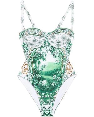 CAMILLA Corridor Of Calm Swimsuit - Green
