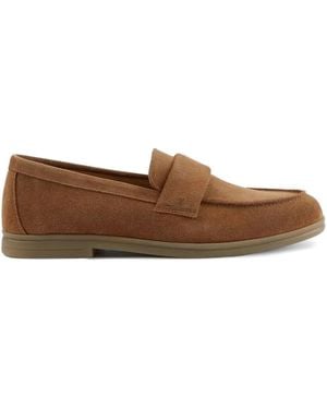 Paul & Shark Suede Loafers - Brown