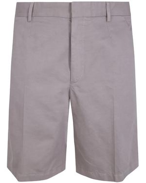 ZEGNA Pressed-Crease Shorts - Grey