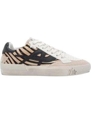 Ash Moonlight Zebra-Print Sneakers - White