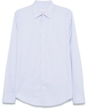 Fursac Patterned-Jacquard Shirt - White