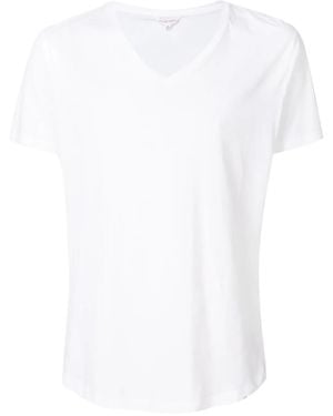 Orlebar Brown T-Shirt Mit V-Ausschnitt - Weiß