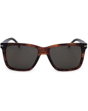 BOSS Rectangle-Frame Sunglasses - Black