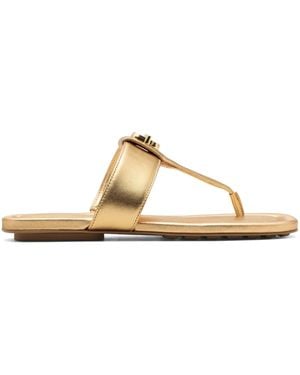 Marc Jacobs The Dual T Sandalen - Mettallic