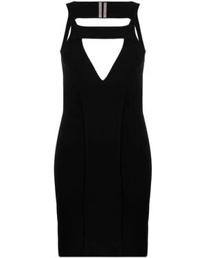 Rick Owens Sling Cut-Out Minidress - Black