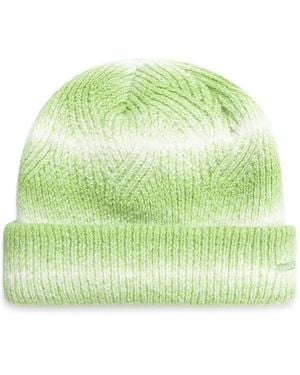 Kangol Gradient-Effect Ribbed-Knit Beanie Hat - Green