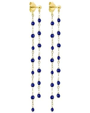 Gigi Clozeau 18K Classic Gigi Dangling Earrings - White